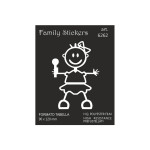 Nalepka Family BabyGirl 6262 9x12cm