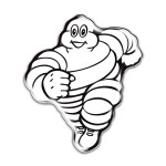 Nalepka Snowman 3D - 4,5x5cm