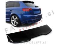 Strešni spojler črni sijaj Audi A3 Sportback 8PA 05-12