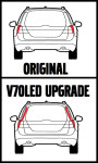 Volvo XC70, V70 modul za zadnje luči
