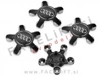 Audi / emblemi za platišča / 135mm / črni