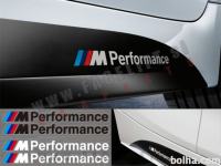 BMW / M-Performance nalepke / bele