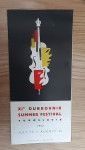 11. letni festival Dubruvnik 1960 program prospekt