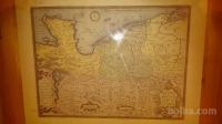 *Zemljevid FAKSIMILE Podroben oris Furlanije iz leta 1573 - NOVO