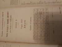 Italijanska zemljevida 1916 Kranj / Ljubljana