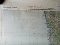 Nemška vojaška karta.Deutsche Heereskarte.Rovinj,Rovigno,2.vojna