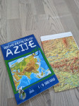 Ročni zemljevid Slovenija, Azija, Evropa
