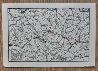 Topografska karta POHORJE Zapadni del 1:150000 21x15cm