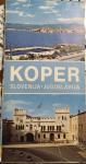 Turistična karta Koper-Slovenija Jugoslavija