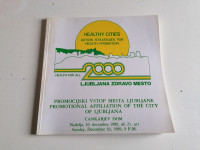 LJUBLJANA ZDRAVO MESTO 1989