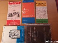 Planinsko turistične karte / 14 kom - 14€ *