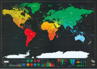 Zemljevid sveta za praskanje