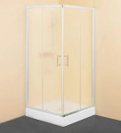 Tuš kabina Kolpa SQ Line TKK 80×80/K — nova, zapakirana, srebrna