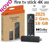 Amazon Fire TV Stick 4K MAX zadnje gen. Alexa Kodi Prime T-2 MAX