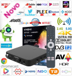 Hibridni Android box 4K DVB-T2 KODI SLO HRT RAI ORF EON T2 NEO A1 VOYO