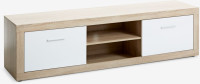 FAVRBO TV-omarica, barva svetlega hrasta/bela
