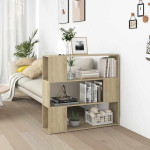 vidaXL Knjižna omara za razdelitev prostora sonoma hrast 100x24x94 cm