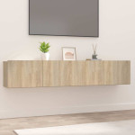 vidaXL TV omarica 2 kosa sonoma hrast 80x30x30 cm inženirski les