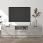vidaXL TV omarica betonsko siva 140x35x40 cm konstruiran les