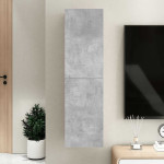 vidaXL TV omarica betonsko siva 30,5x30x110 cm inženirski les