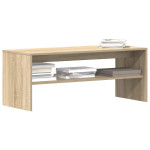 vidaXL TV omarica sonoma hrast 100x40x40 cm iverna plošča
