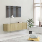 vidaXL TV omarica sonoma hrast 120x30x30 cm inženirski les