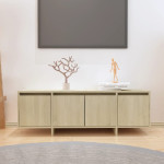 vidaXL TV omarica sonoma hrast 120x30x40,5 cm iverna plošča