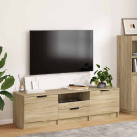 vidaXL TV omarica sonoma hrast 140x35x40 cm inženirski les