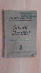 Dr.Markus Just:Schnell deutsch!2.vojna-3 reich-NS Gauverlag Graz