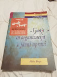 LJUDJE  IN ORGANIZACIJA V JAVNI UPRAVI MIHA BREJC  LETO 2000