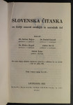 Slovenska čitanka za tretji razred srednjih šol, 1935