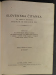 Slovenska čitanka za tretji razred srednjih šol, 1939