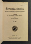 Slovenska čitanka za višje razrede, Ivan Grafenauer, 3. del, 1925