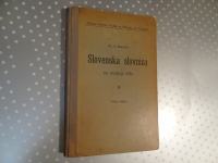 SLOVENSKA SLOVNICA - DR.A.BREZNIK PREVALJE 1924