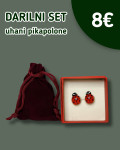 Darilni seti z uhani (tudi na klip)