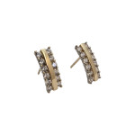 (21465/Sp) Zlati uhani "SPICE" 14K 585/1000; masa=1.35g