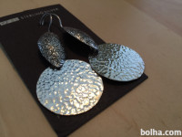 Ročno izdelani uhani srebro 925