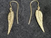 Srebrni uhani - motiv angelska krila, srebro čistine 925/1000