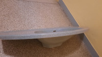 Gorenje lavabo, širina 105 cm x cca. 55 cm, zelo lep, sive barve