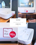 Odprodaja eksponata - Umivalnik 75 x 42 Aqua