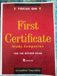First Certificate, Study Companion, FOCUS ON, Longman, Vouyouklis