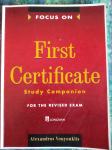 First Certificate, Study Companion, FOCUS ON, Longman, Vouyouklis