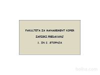 Zapiski Fakulteta za Management (1. in 2. stopnja)