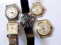 4x ročna mehanska ura, zbirka: Nemark, Surena Swiss, angleške