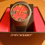 Ferrari  PITSTOP waqtch black PVD red