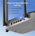 Mercusys MB115-4G LTE Router, 4G N300 WLAN