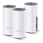 TP-LINK Deco E4 Mesh WiFi 3-pak (usmerjevalnik, 2 ojačevalnika signala
