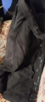 Moška usnjena jakna, temno rjava , L mera