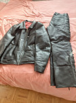 Usnjena jakna in hlače za čoperista