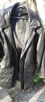 usnjena moška jakna črna  št 50-52 ugodno